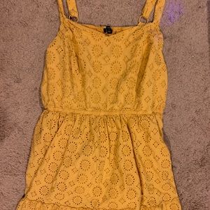 Yellow sun dress (new but without tags)